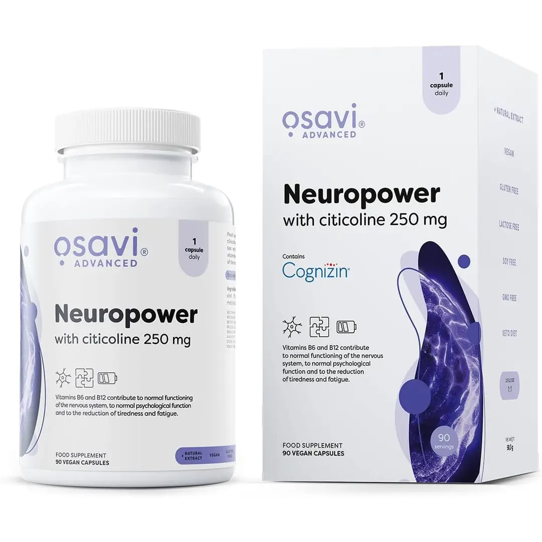 Osavi Neuropower with Citicoline 250 mg – 90 Vegan Capsules
