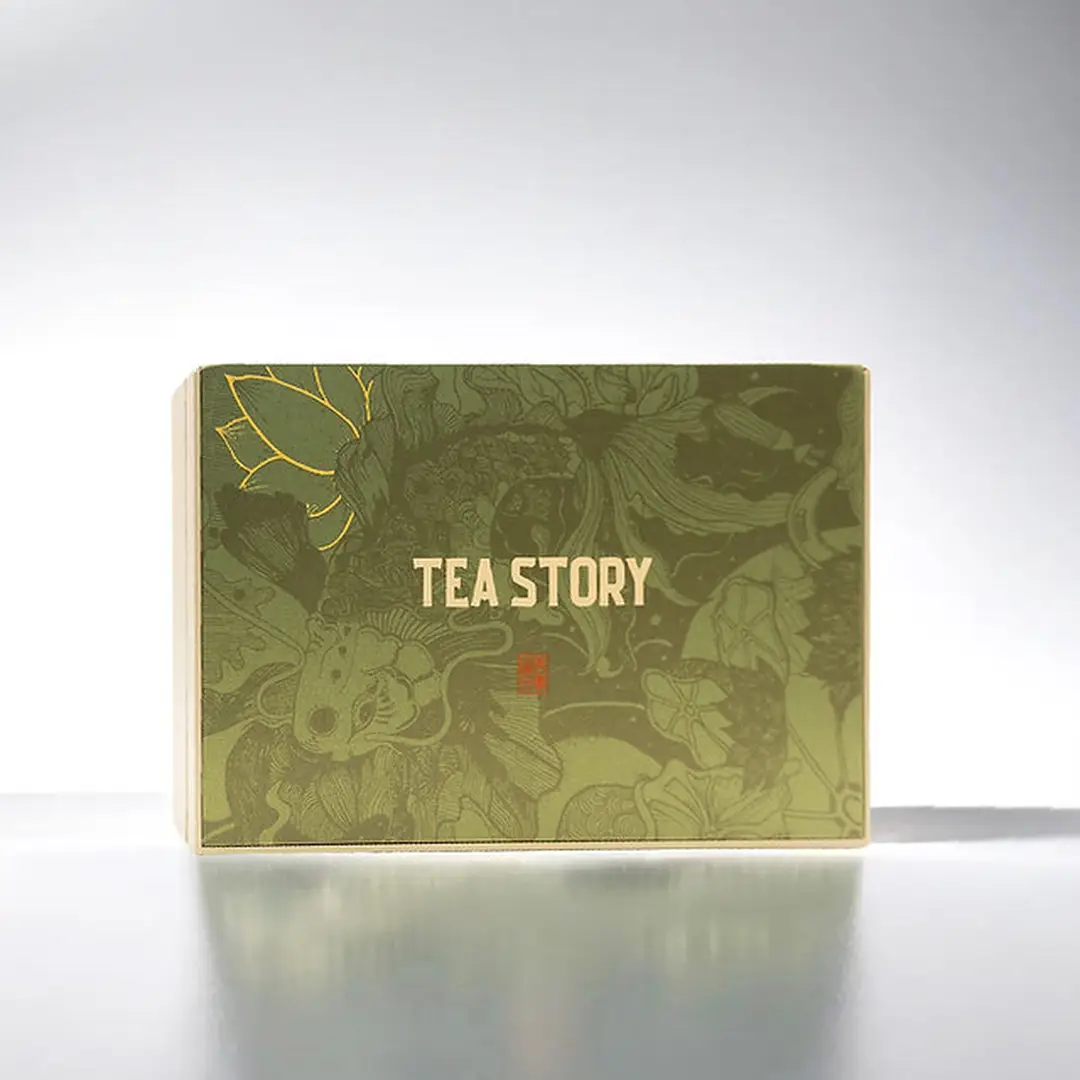 Tea Story Old Fir Narcissus [Digestive Aid] Rock Tea Mineral Sweetness, Wuyi Mountain Loose Leaf Luxury Gift Box 12 Tins×16g