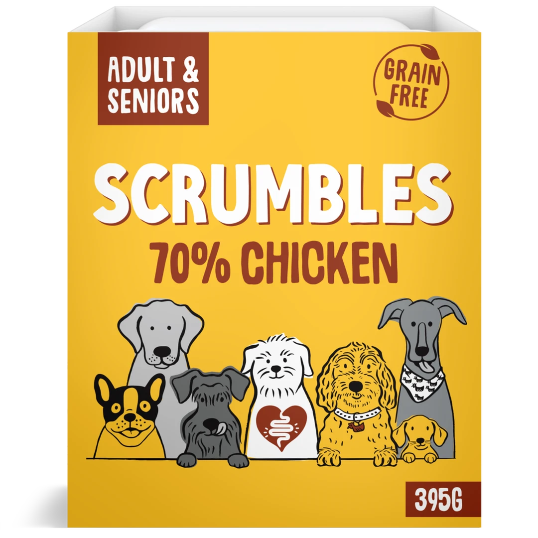Scrumbles Wet Dog Food Chicken 395g