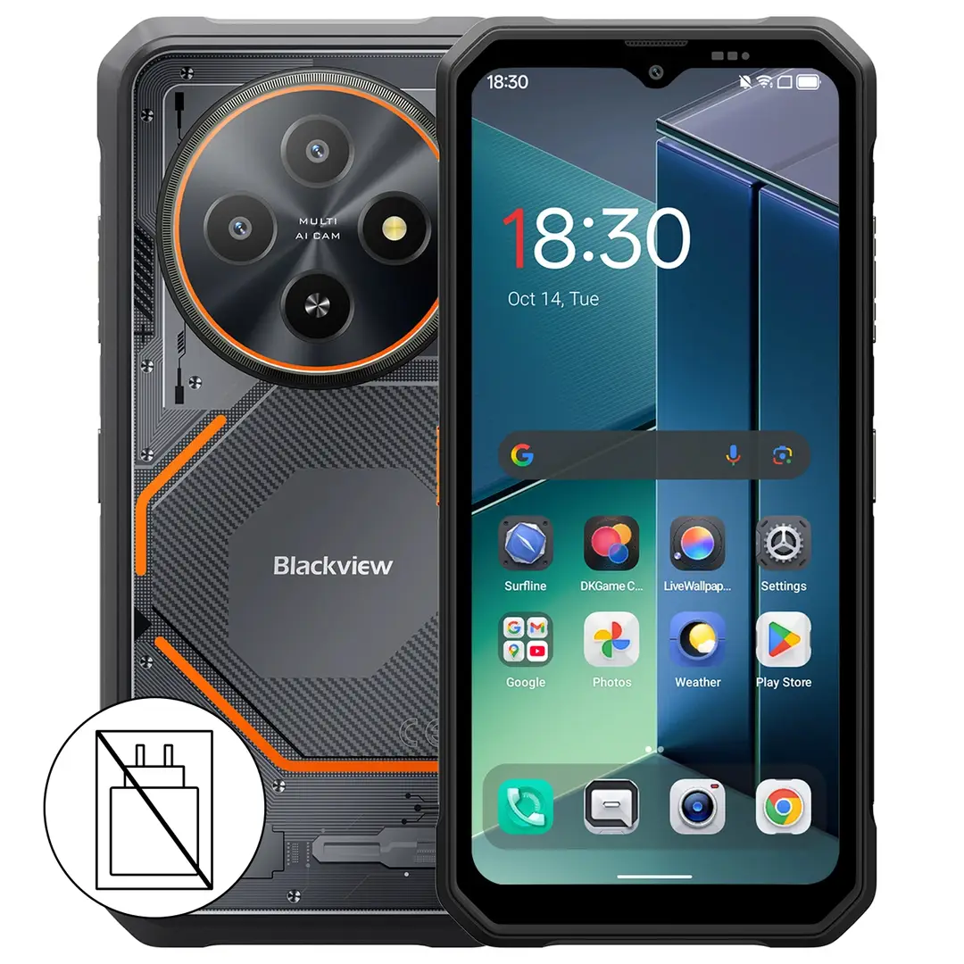 Blackview Fort 2 Android 15 Outdoor-Handy ohne Vertrag 2025, MediaTek G81 24GB+256GB/2TB Outdoor-Smartphone 4G, 16MP AI-Kamera, 6,56" HD+, 5000mAh, IP68 wasserdichtes Baustellenhandy, NFC, OTG, GPS, FM, 5G WiFi, Grün