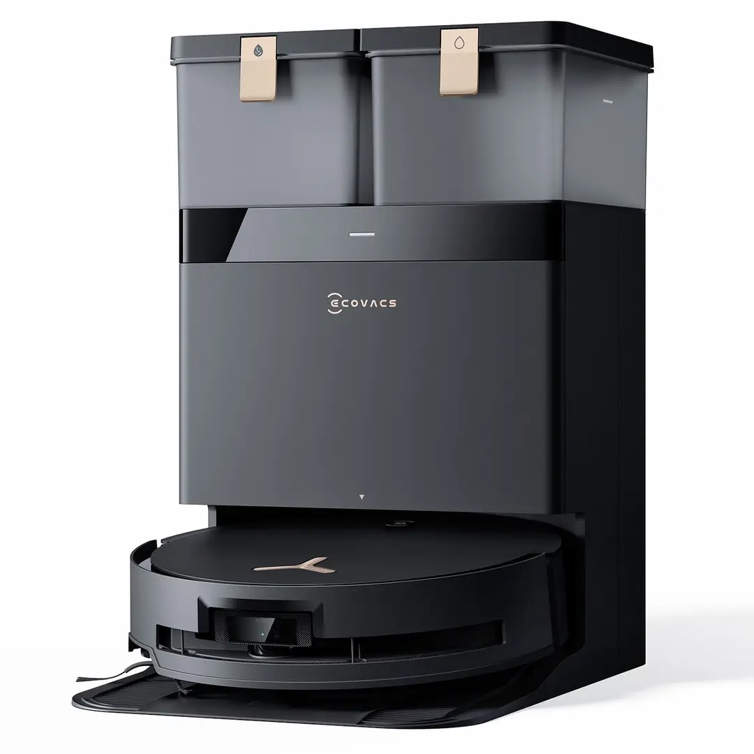 Ecovacs DEEBOT X8 PRO Omni Saugroboter mit Wischfunktion, OZMO Roller mit kontinuierliches Wischen &amp; Selbstreinigung, 18.000Pa, 12-in-1 Station, 40–75°C Hei?wasser-Moppreinigung, YIKO-GPT