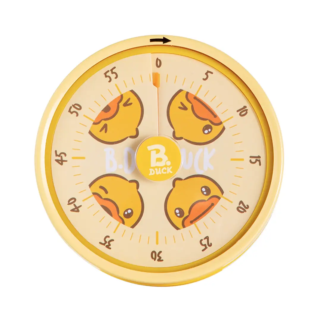 COOKER KING B.Duck Timer Kitchen Timer Electronic Stopwatch Mechanical Timer No Batteries Needed Kitchen Baking Reminder