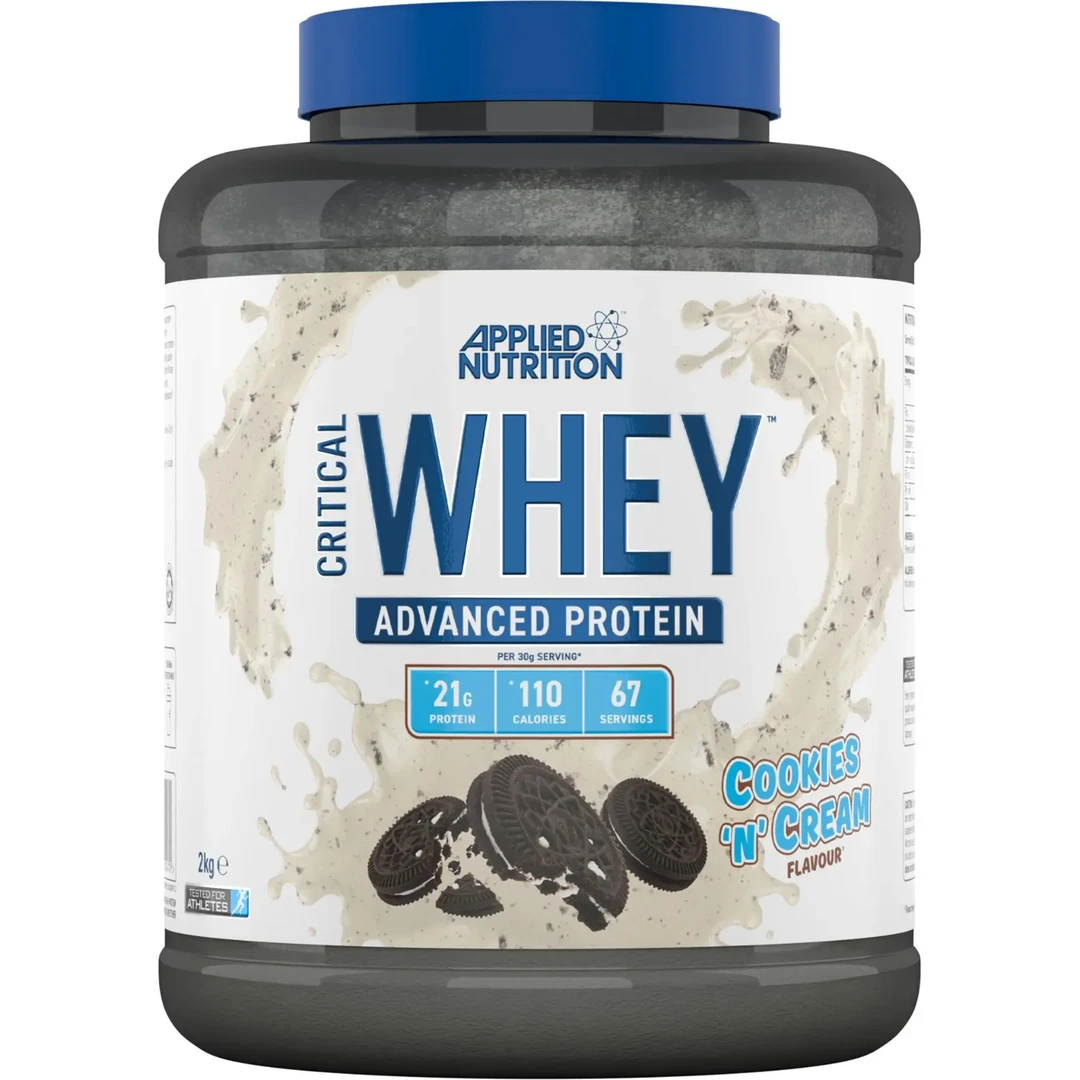 Applied Nutrition Critical Whey Protein Powder Cookies and Cream Flavour - 2 kg