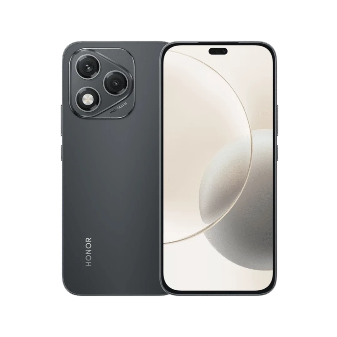 HONOR 400 Lite Smartphone 5G Dual SIM NFC, 256GB/8GB RAM, Simlock-frei Android Handy ohne Vertrag (108MP mit KI-Kamera, 6,7 Zoll Display, 5230 mAh, Android 15) Samtschwarz