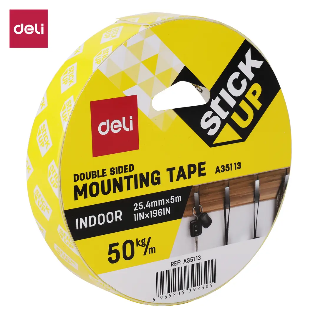 Deli Nano Mounting Tape, Heavy Duty Adhesive, 196 Inches, 1-Roll