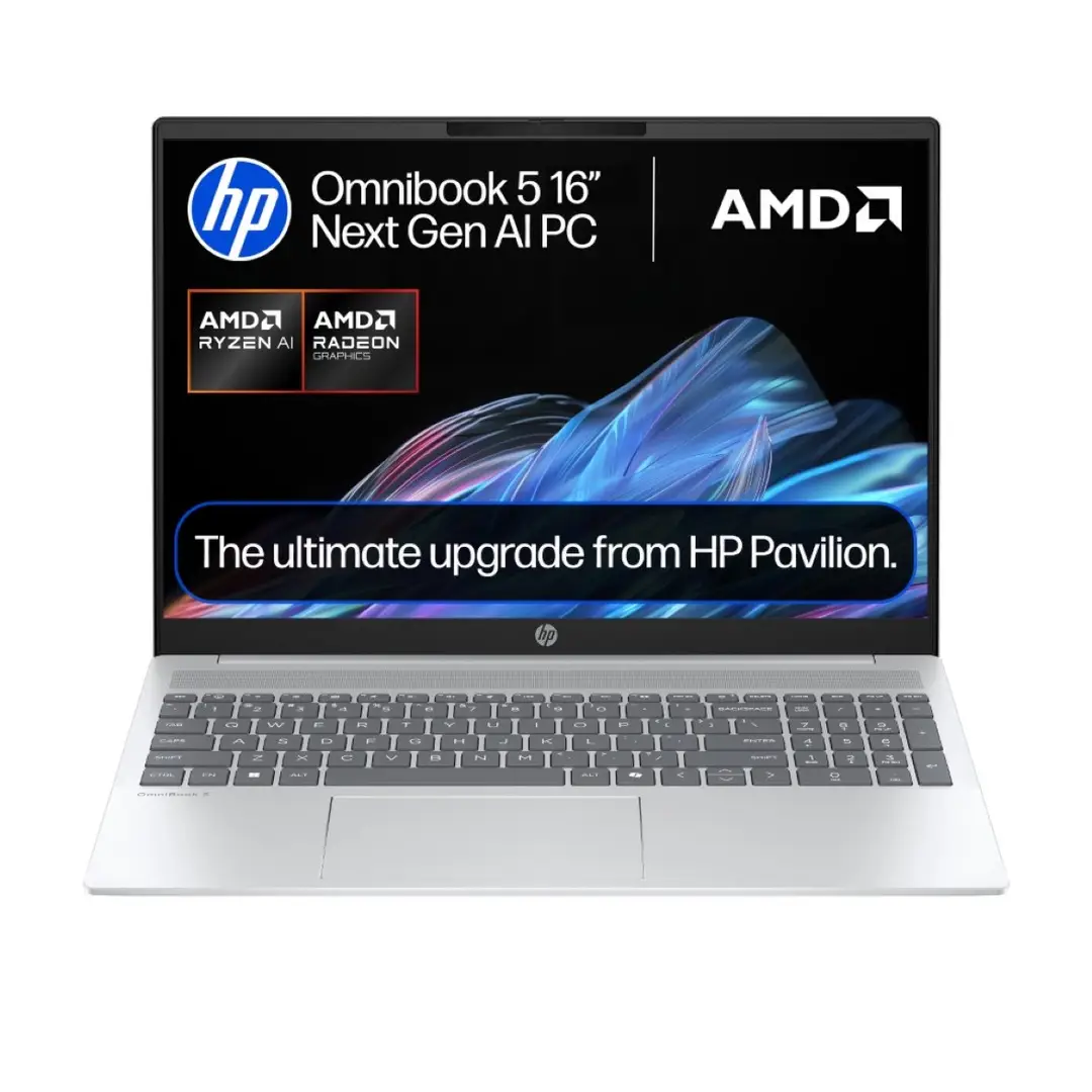 HP 16-ag1001na  Omnibook 5 Ryzen AI 5 340 (6C) 50 NPU TOPs 16GB LPDDR5X 7500 on-board 512GB PCIe Gen4 Value