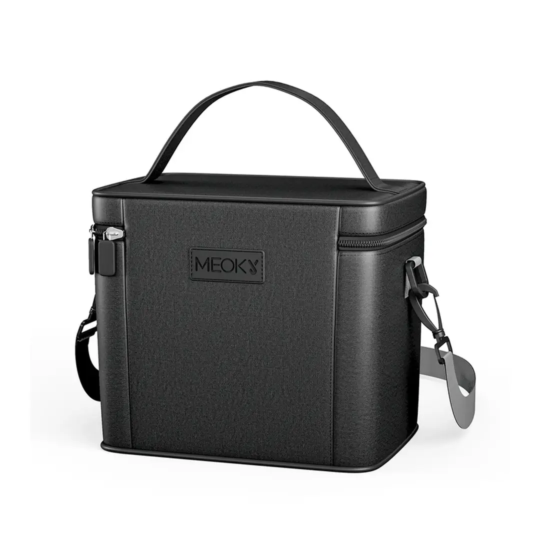 Meoky Insulated Lunch Bag-Black, New Year Sale , Top gift picks