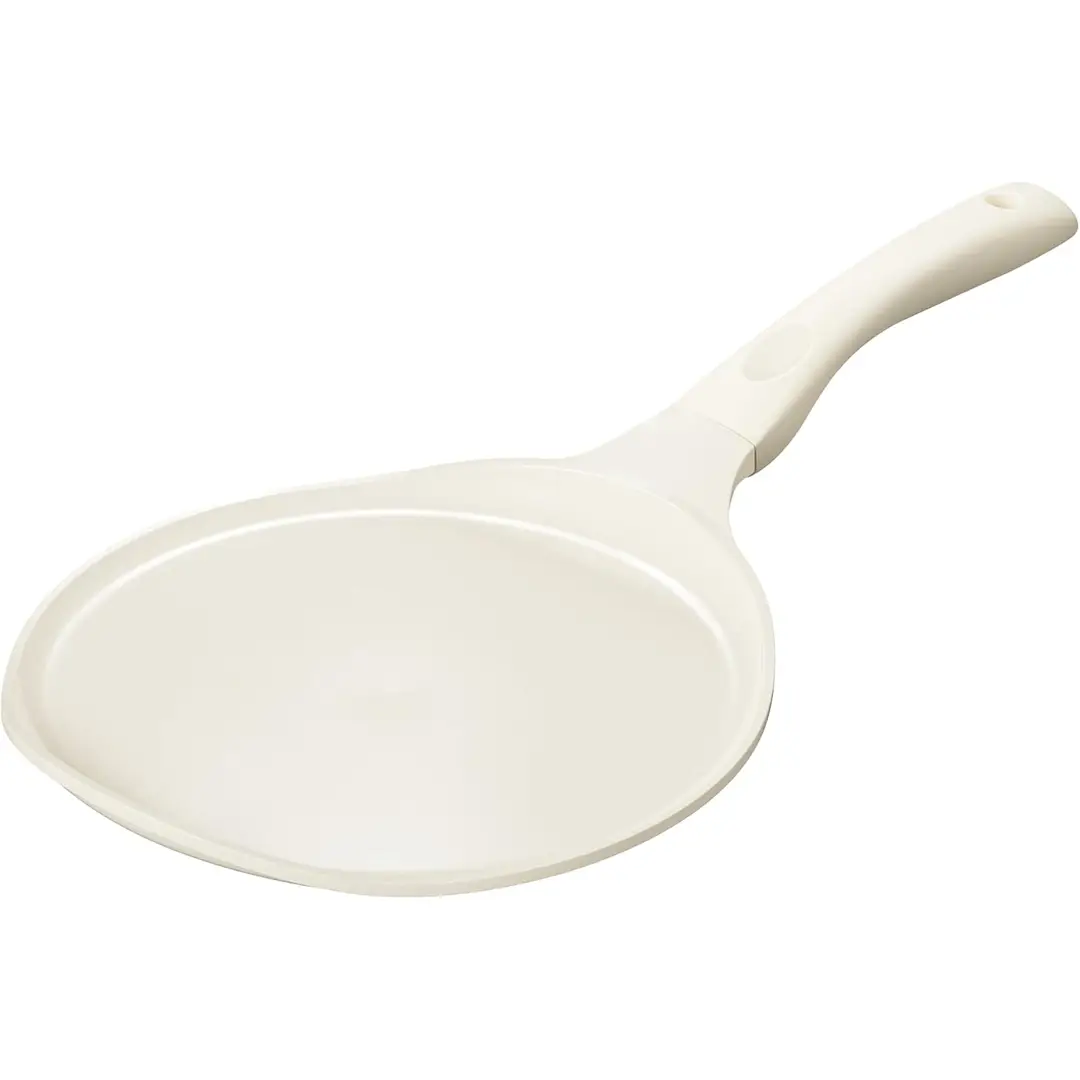 Redchef Starlight Series 26cm Pancake Crepe Pan, White Exterior & Interior