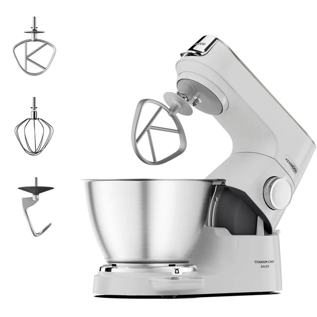 Kenwood Titanium Chef Baker White Keukenrobot KVC65.001WH
