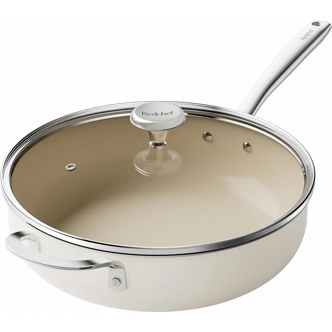 Redchef Gemstone Serie 28cm Fritteuse  Weiße Außenseite, Braune Innenseite