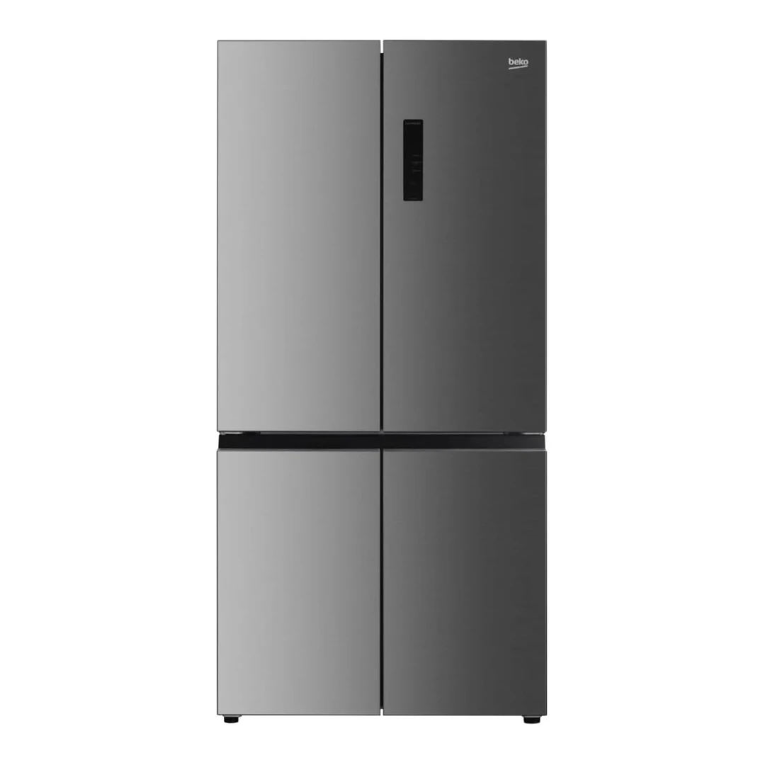 Beko MultiDoor Kühl-/Gefrierkombination, D, 39 dBA (C), 466 l, NoFrost, Multifunktionsdisplay, HarvestFresh, Metall-Innenrückwand, 180,0 x 79,0 x 73,0 cm; Edelstahllook