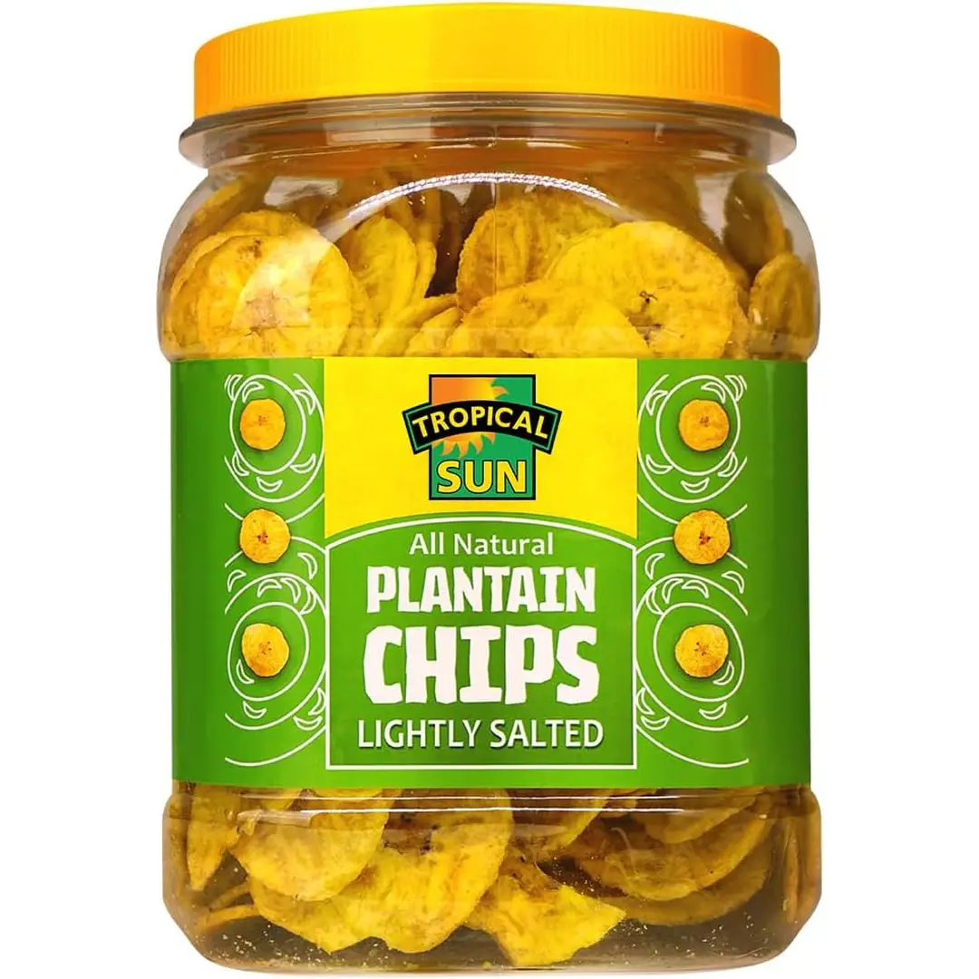 Tropical Sun Plantain Chips Lightly Salted 450g