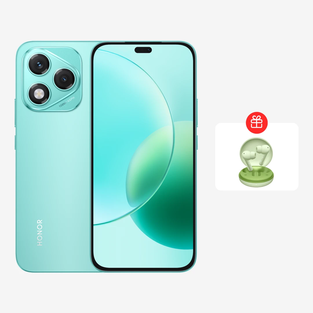 HONOR 400 Lite Smartphone 5G Dual SIM NFC, 256GB/8GB RAM, Simlock-frei Android Handy ohne Vertrag (108MP mit KI-Kamera, 6,7 Zoll Display, 5230 mAh, Android 15) Mars Green
