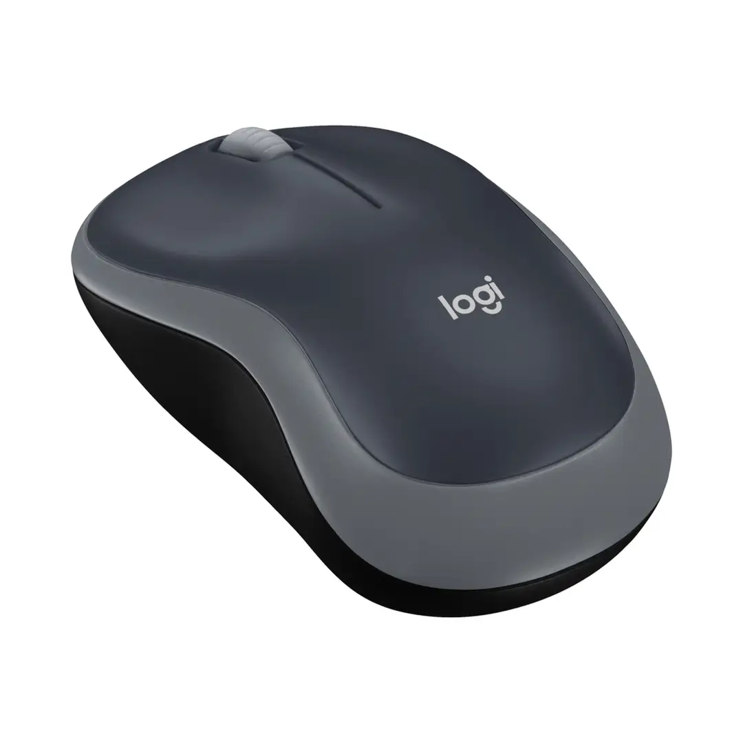 Logitech M185 Kabellose Maus - Grau