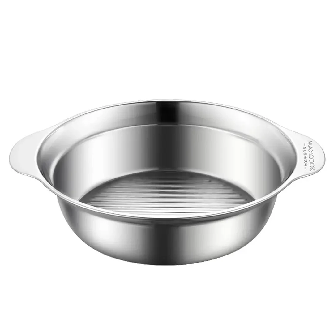 Maxcook 304 Stainless Steel Multipurpose Cooking Bowl - 27CM