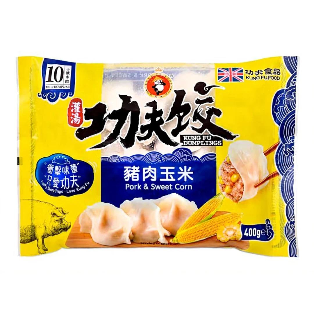 Kung Fu  Pork & Sweet Corn Dumplings 400g