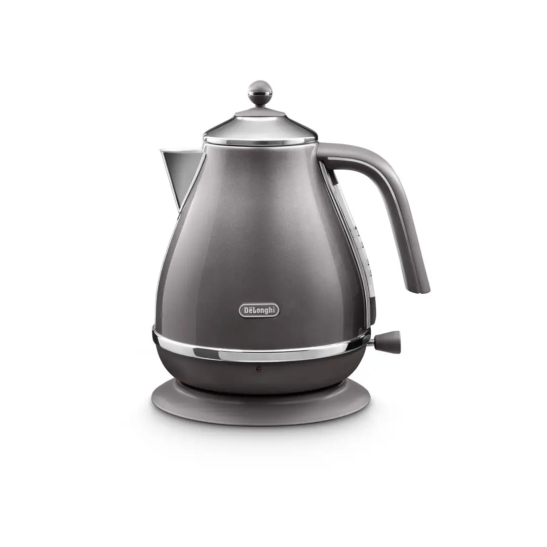 De’Longhi Icona Metalics Kettle, 1.7L, Grey, KBOT3001.GY