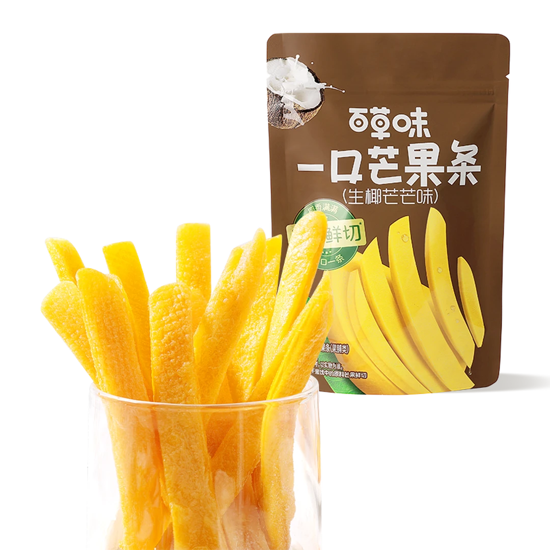 Be&Cheery One-Bite Mango Bars (Raw Coconut Mango Flavor) 80g