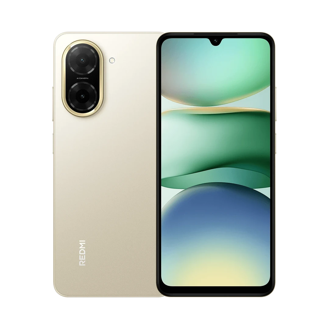 REDMI A5 Smartphone 3 GB + 64 GB Smartphone, Sandy Gold, Immersive 6.88" display