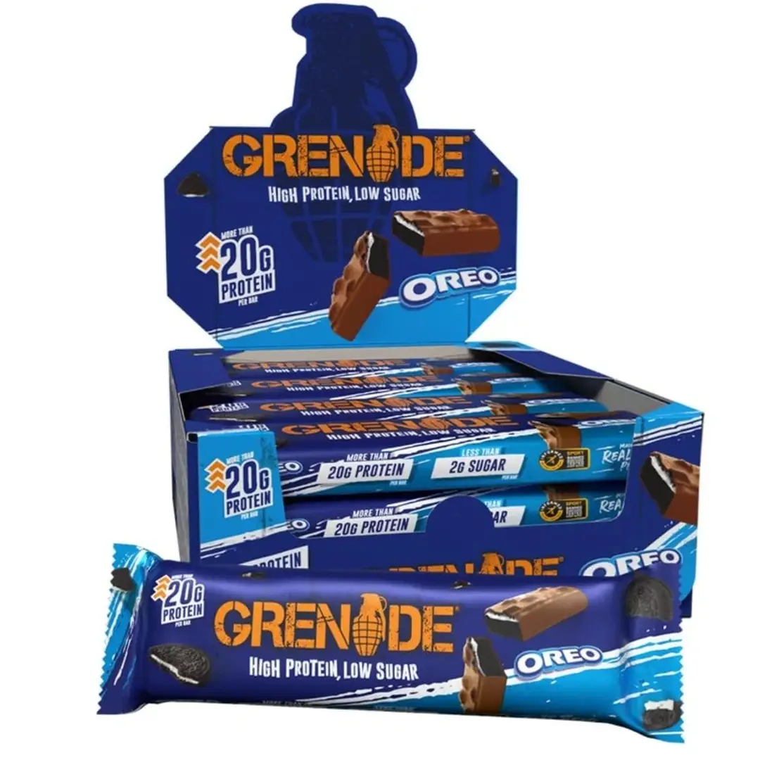 GRENADE Protein Bars Oreo Flavour Low Sugar Multipack - 12 x 60 g