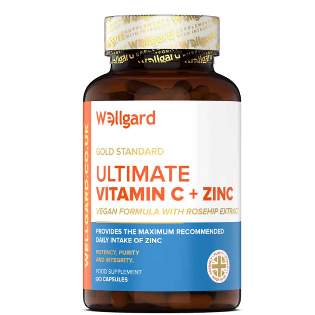 Wellgard Ultimate Vegan Vitamin C & Zinc - 90 Capsules