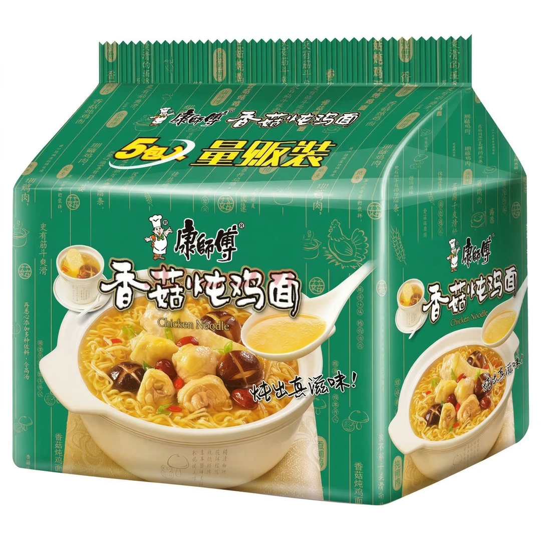 Master Kong Instant Noodles Chicken Mushroom Flavour 100g*5