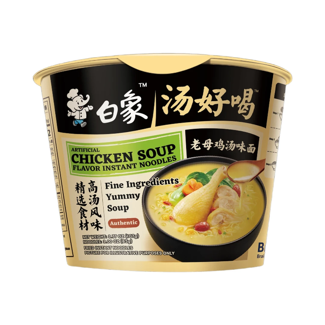 Baixiang Noodle Chicken Soup Bowl 107g