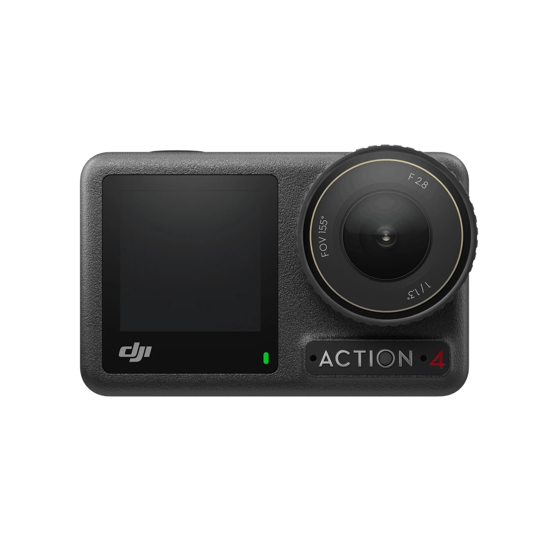 DJI Osmo Action 4 Adventure Combo - 4K/120fps waterdichte camera met 1/1,3-inch sensor, 10-bit & D-Log M kleurprestaties, 155º ultrabreed beeldveld, meer dan 7,5 uur met 3 extra batterijen voor vloggen