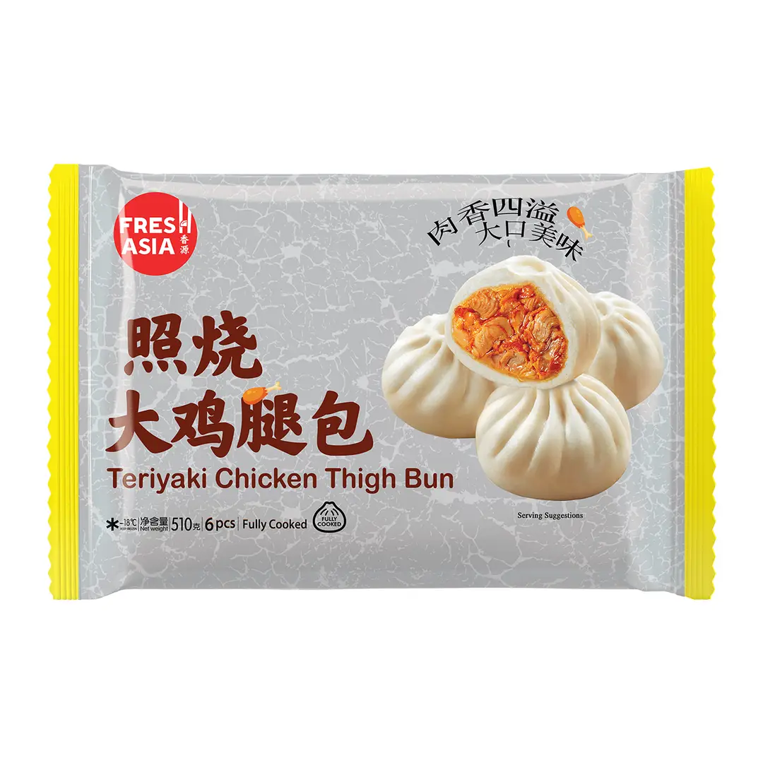 FRESH ASIA Teriyaki Kippenbout Broodjes 510g