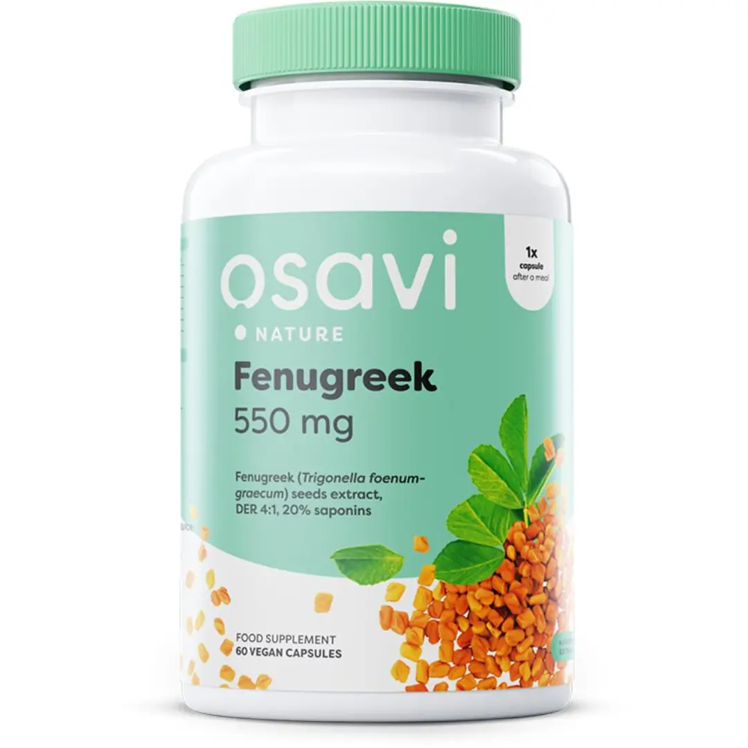 Osavi Fenugreek, 550mg - 60 Vegan Capsules