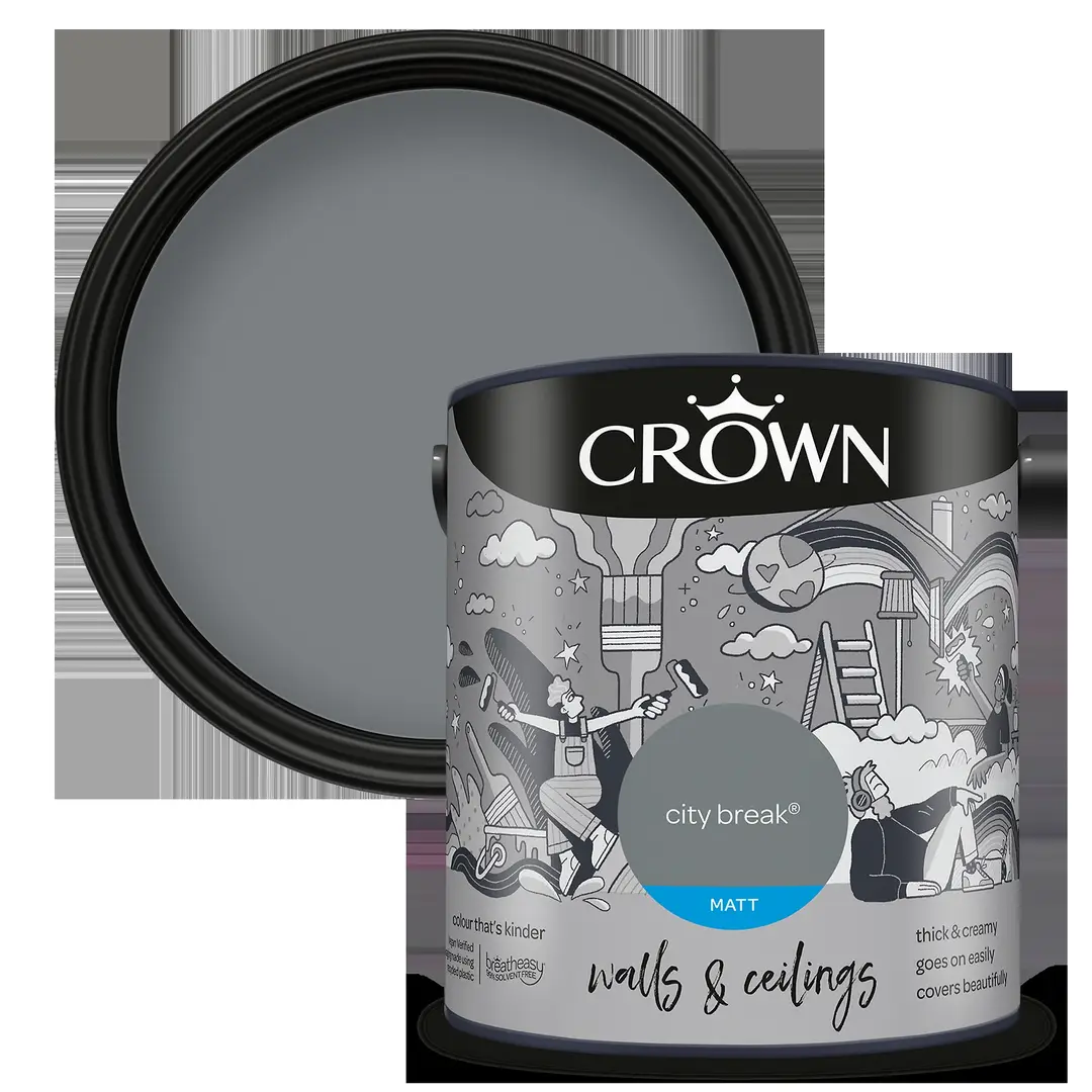 Crown Matt Emulsion City Break 2.5L