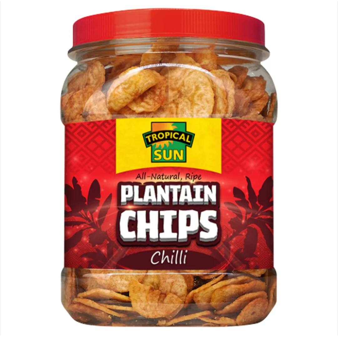 Tropical Sun Plantain Chips Chilli 450g