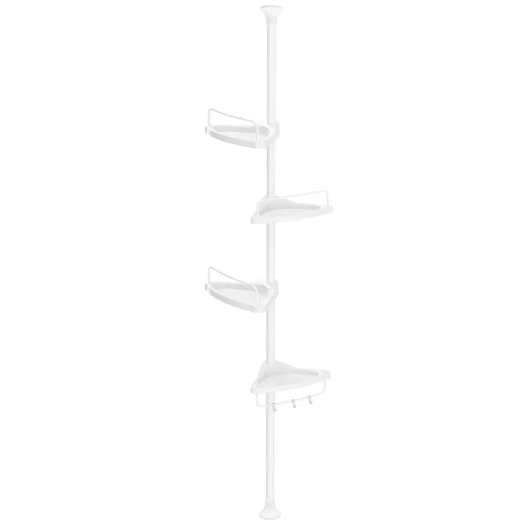 SONGMICS opbergrek voor de badkamer met 4 legplanken, organizer voor badkameraccessoires, opbergartikelen en opslagtoebehoren, BCB001A, Nieuwjaarsaanbieding, top cadeauopties