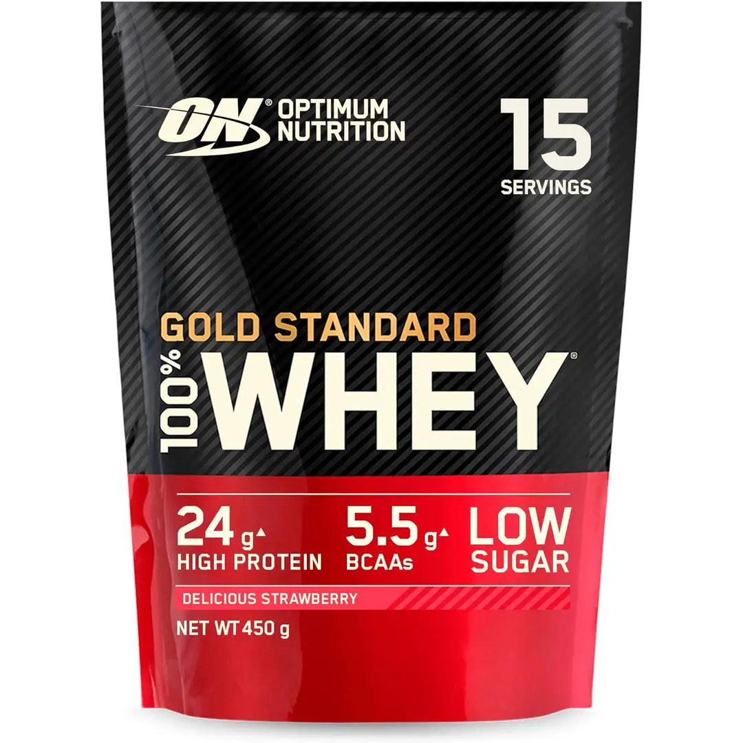 Optimum Nutrition Gold Standard 100% Whey Delicious Strawberry - 450g