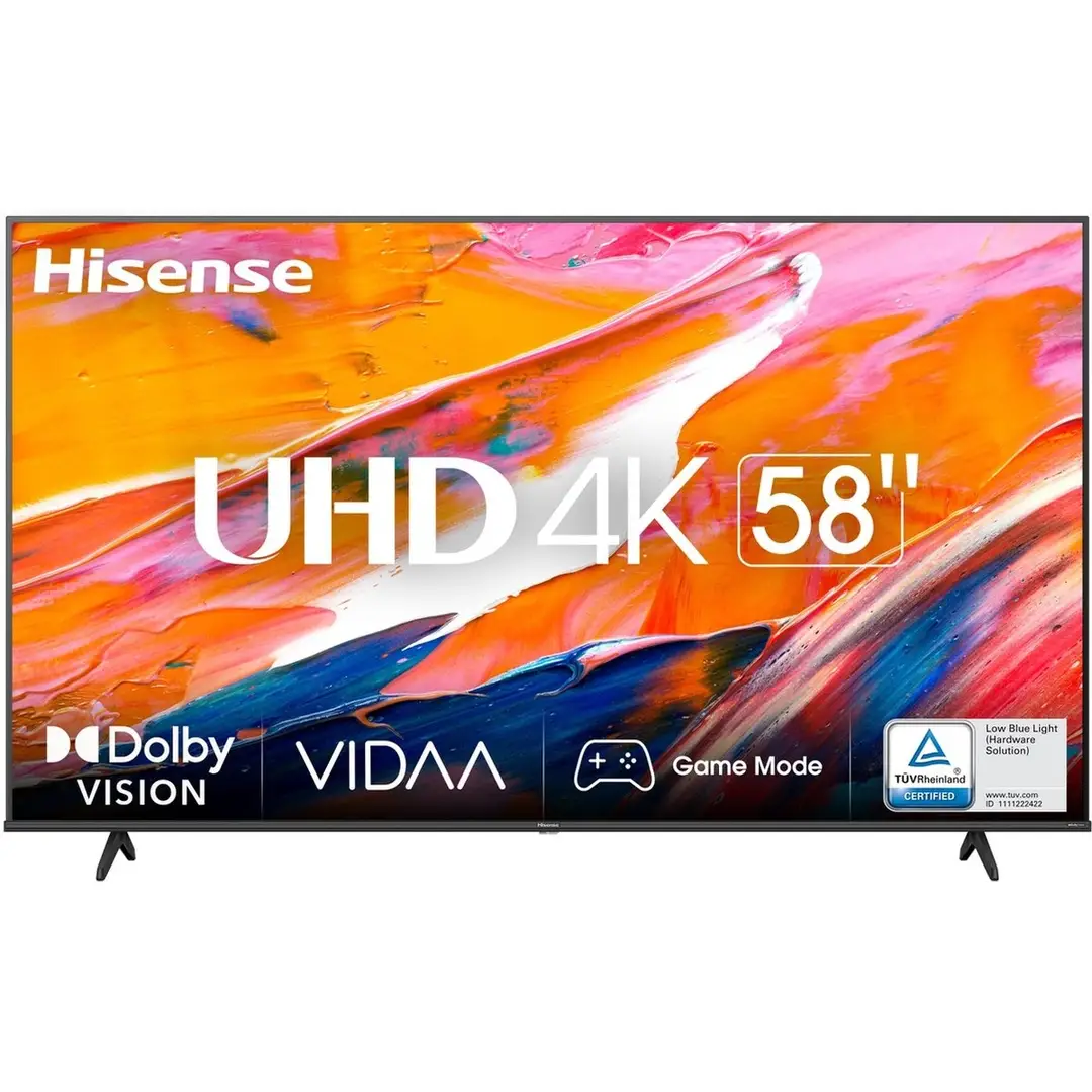 Hisense 58A6K Smart-tv 58 inch 4K Ultra HD (UHD) VIDAA 60Hz 2023