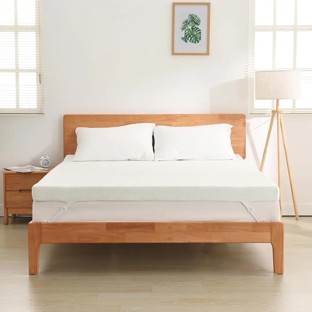 EGO HOME Gel-Topper 200 x 180 x 9 cm, H2 weicher Gel-Schaum-Matratzen-Topper mit Grüntee-Extrakt, OEKO-TEX zertifiziert, Matratzen-Topper 180 x 200 cm für Boxspringbett und Schlafsofa, Gel-Bezug, Kaltschaum, 9 cm