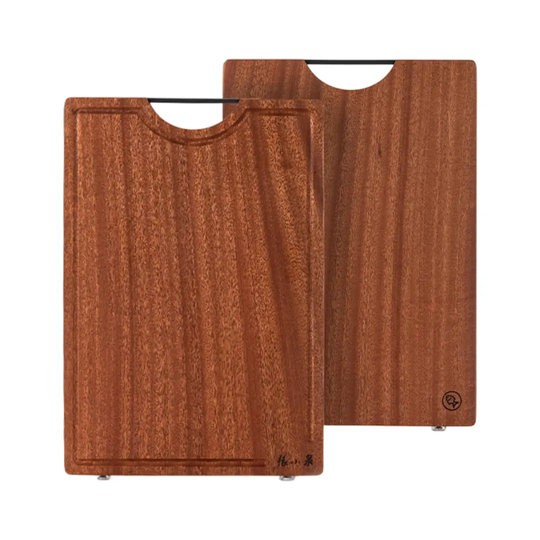 Zhang Xiaoquan Planche à découper en bois massif (400 x 280 mm) - Rectangulaire, pour la maison