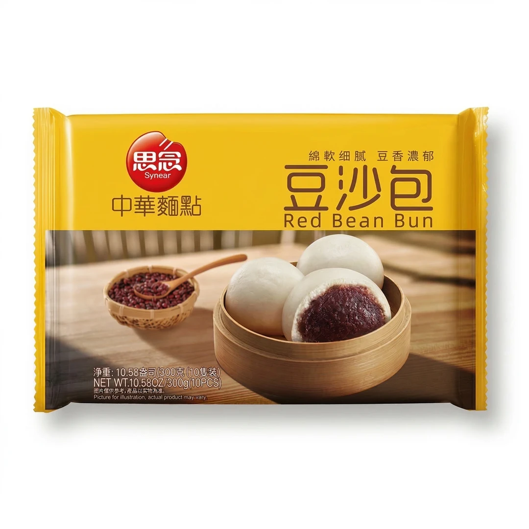Synear Red Bean Bun 300g