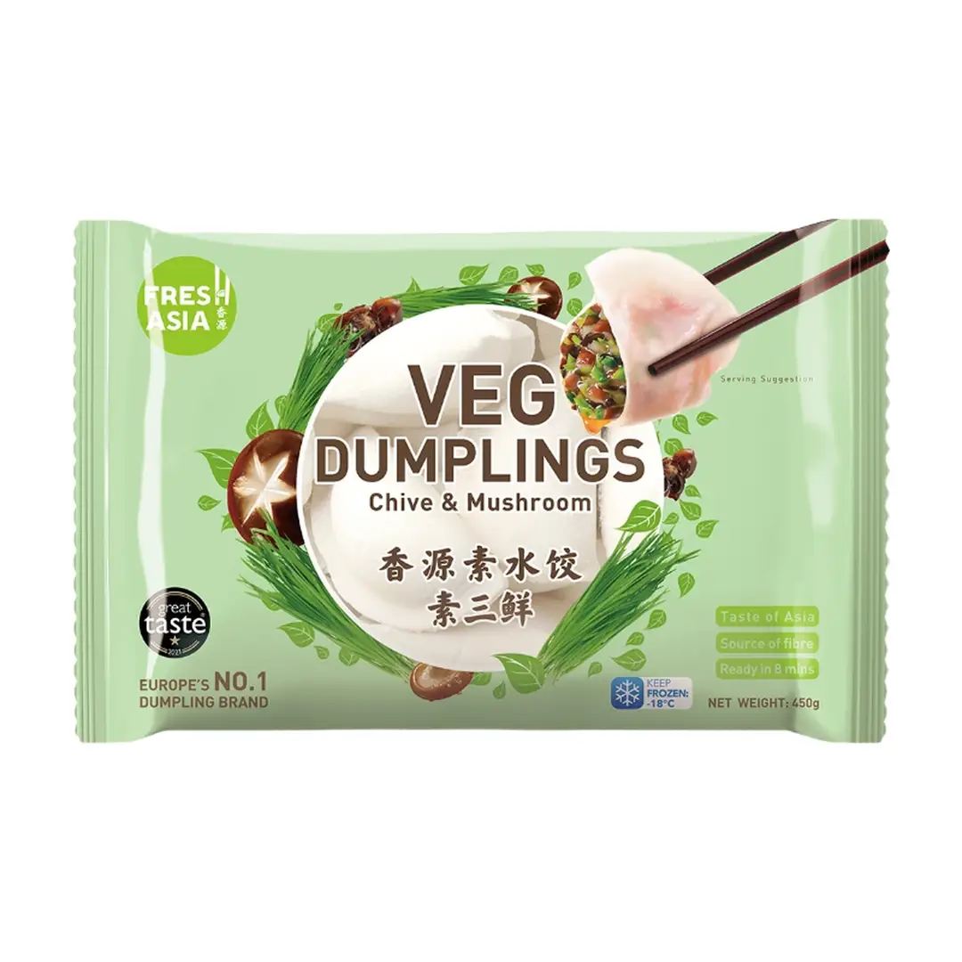 FRESHASIA Chive & Mushroom Dumplings 450g/pack