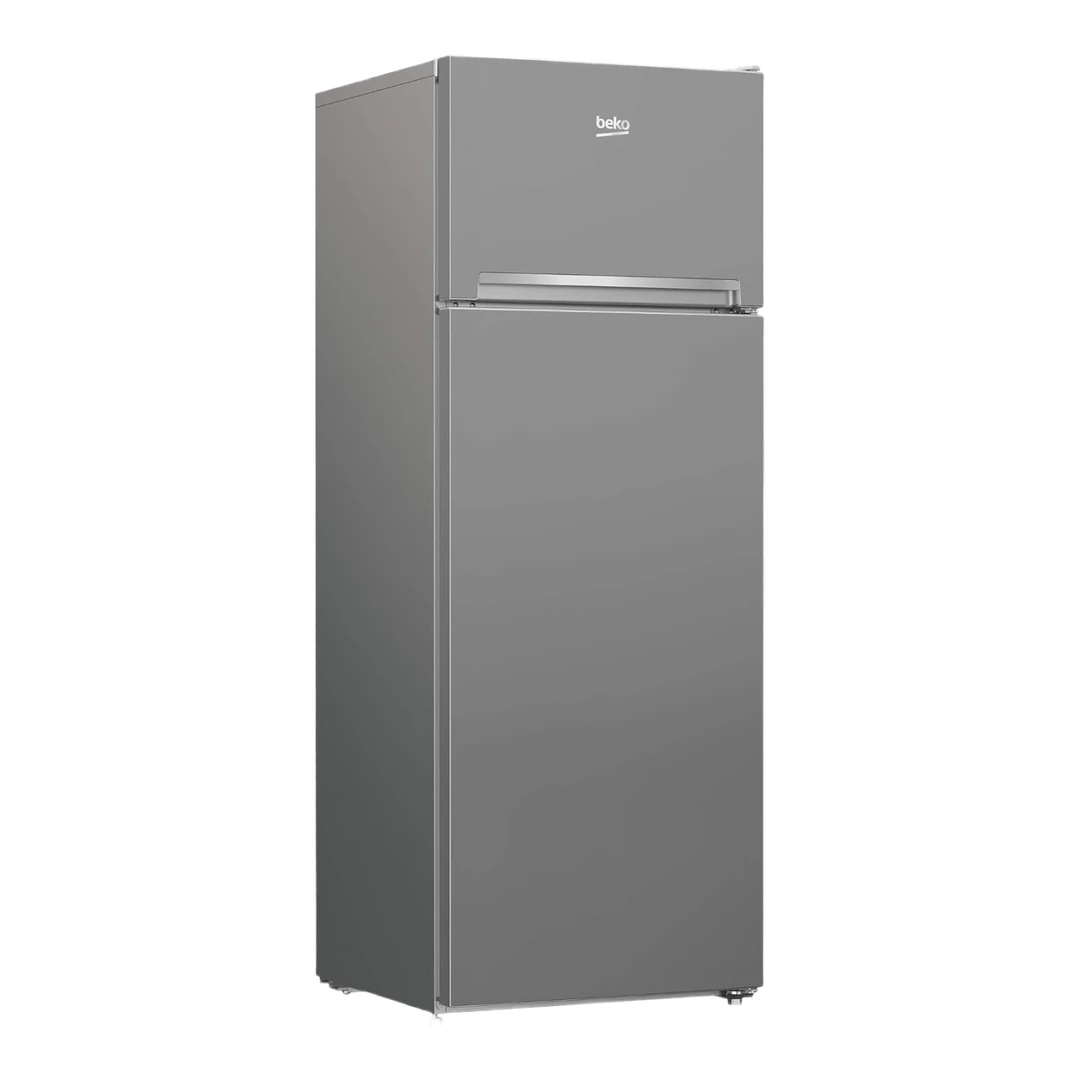 Beko RDSA240K40SN freistehende Kühl-/Gefrierkombination, 223 l Nettovolumen, 177 l Kühlen, 46 l Gefrieren, MinFrost, automatische Abtauung, Silber [Energieklasse E]