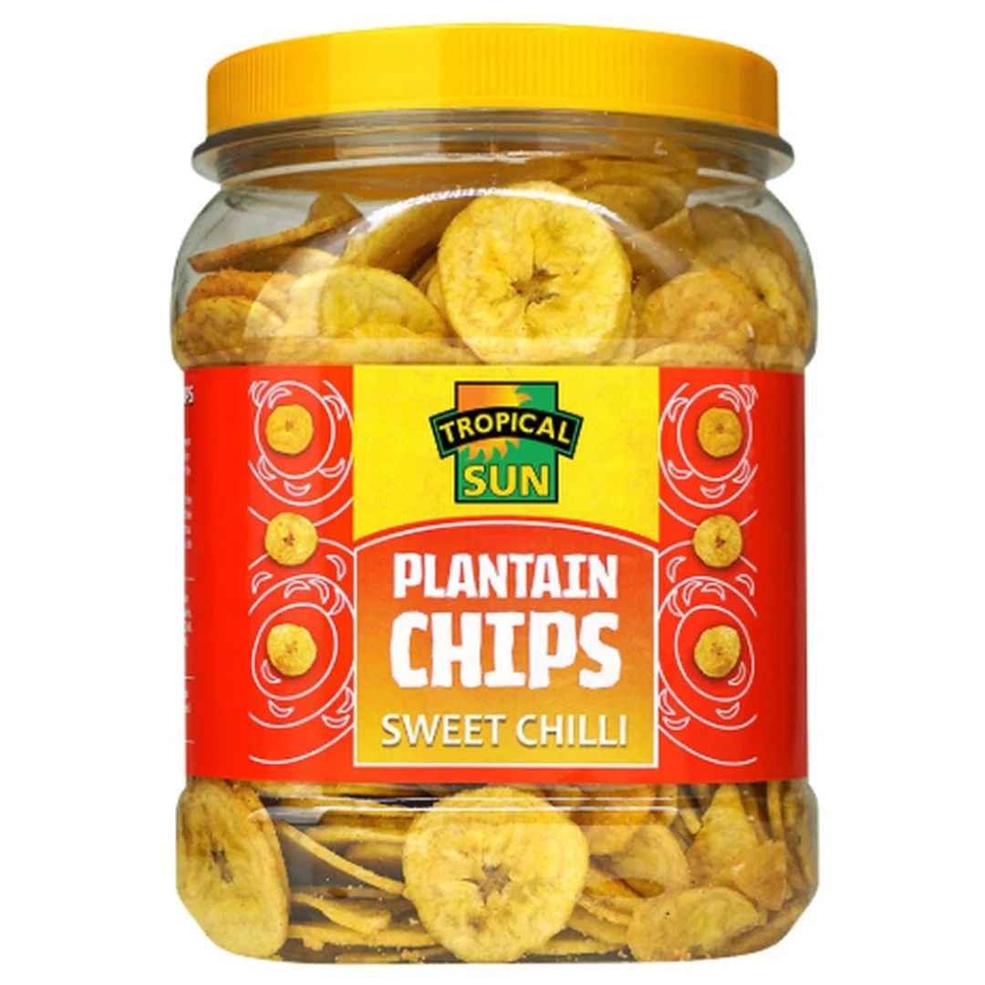 Tropical Sun Plantain Chips Sweet Chilli  450g