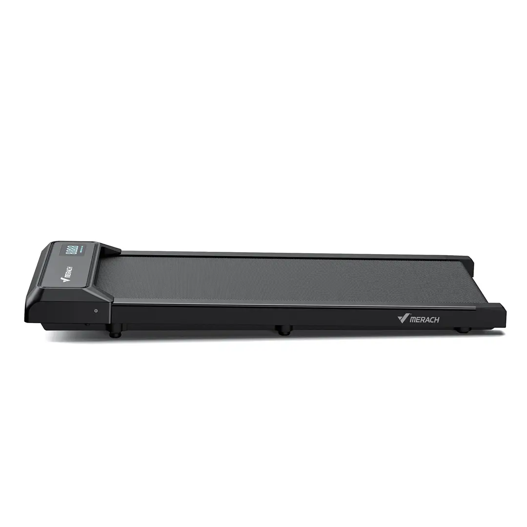 MERACH Laufband, Unter-Schreibtisch-Laufband, tragbares Mini-Laufband für Zuhause, nahtlose Einzelteile-Formgebung, 265LBS Walkpad mit Fernbedienung, APP, LED-Display