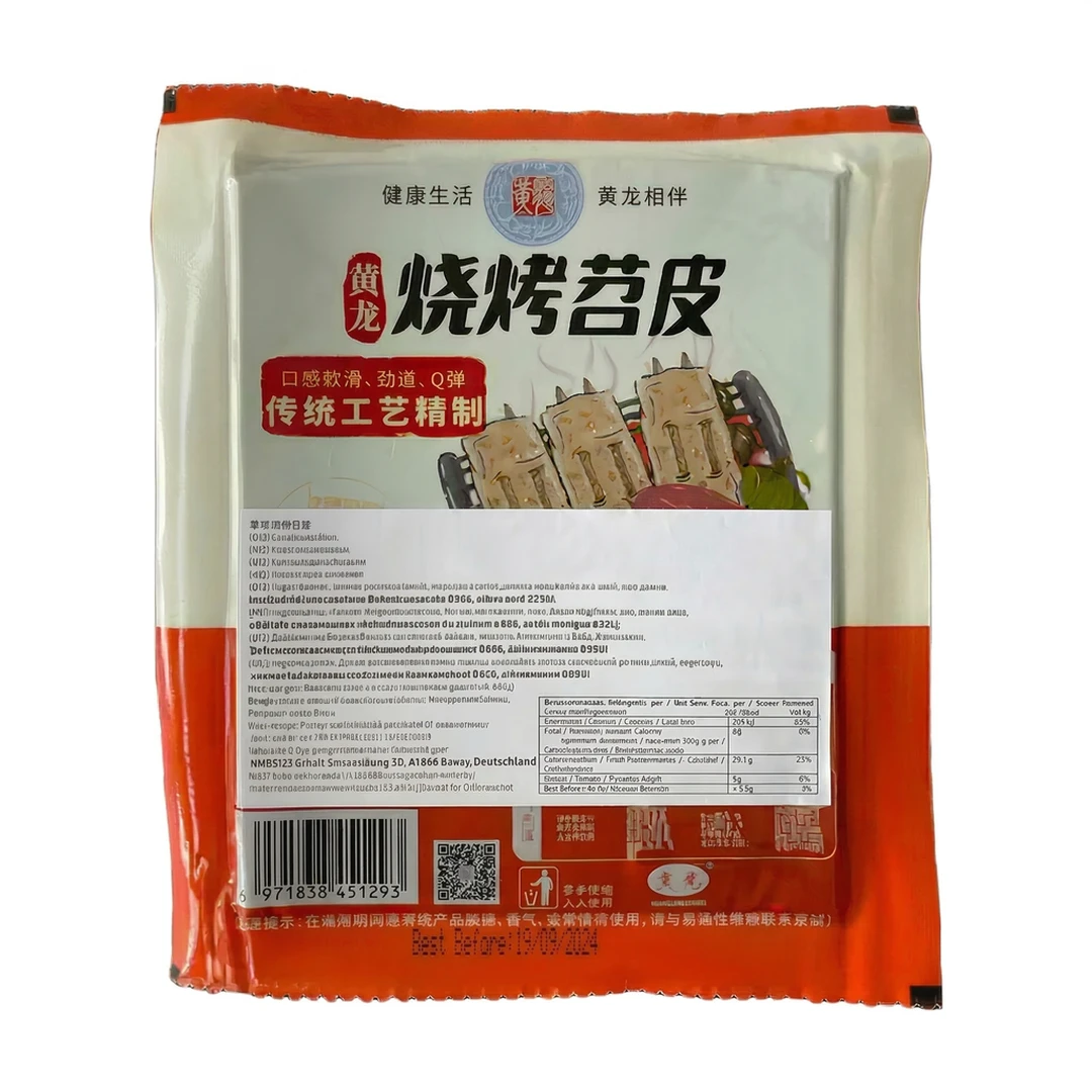 Huang Long rouleaux de nouilles de riz saveur barbecue 140 g