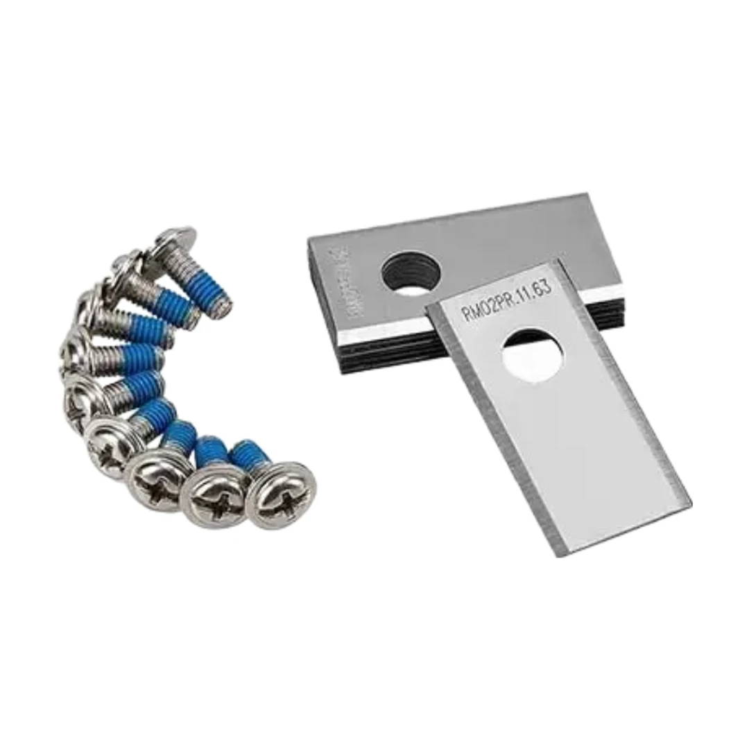 Lawnmaster Ersatzmesser, silber, für VBRM16 Roboter-Rasenmäher, 15 Stück (5 komplette Ersatzsets)