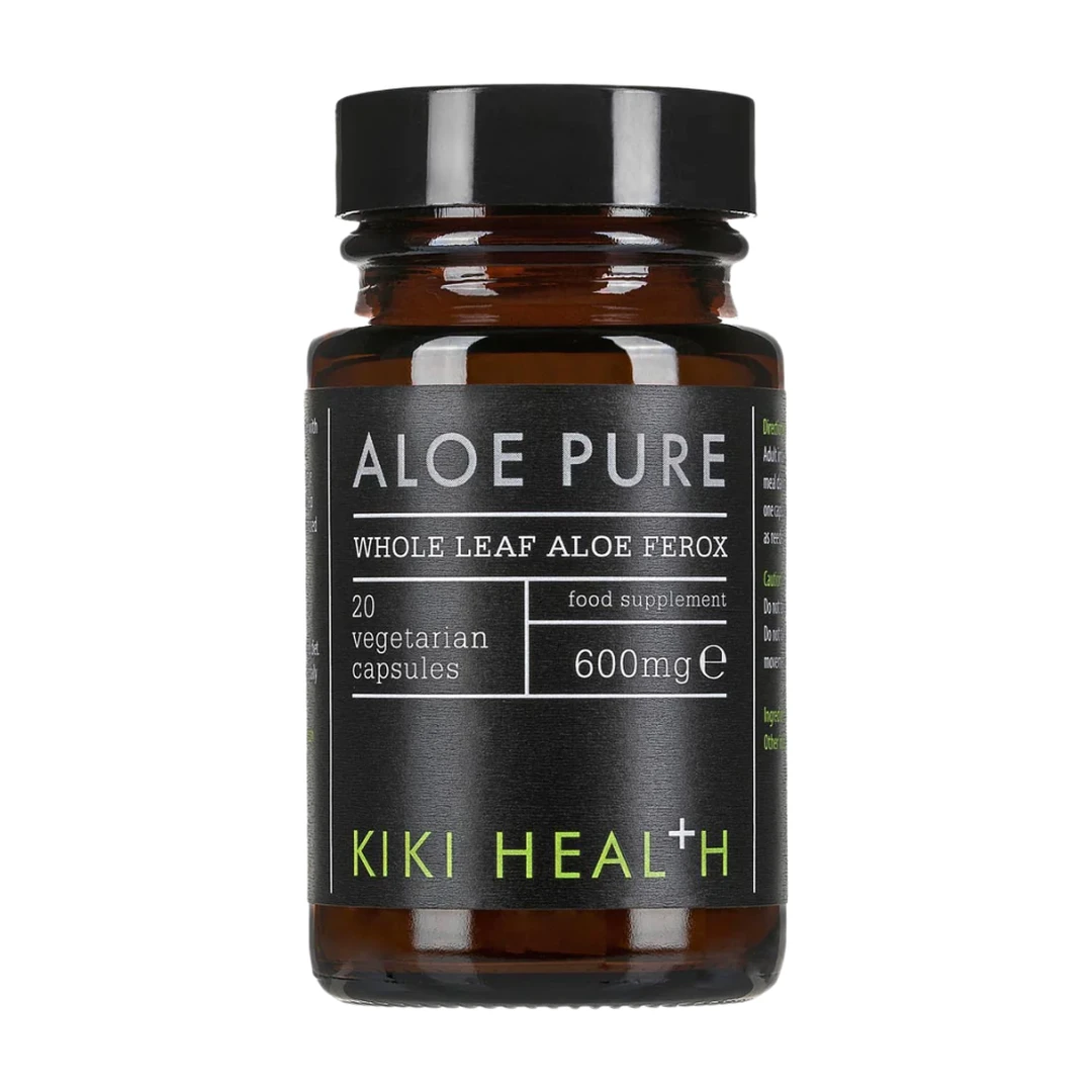 KIKI Health Aloe Pure, 600mg - 20 Vegan Capsules
