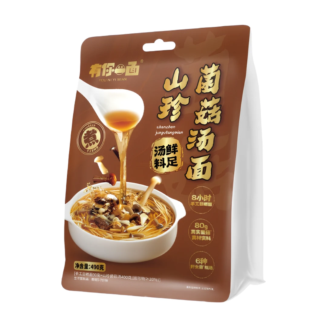 Hui Ji Youyimian Mushroom Soup Noodles 490g
