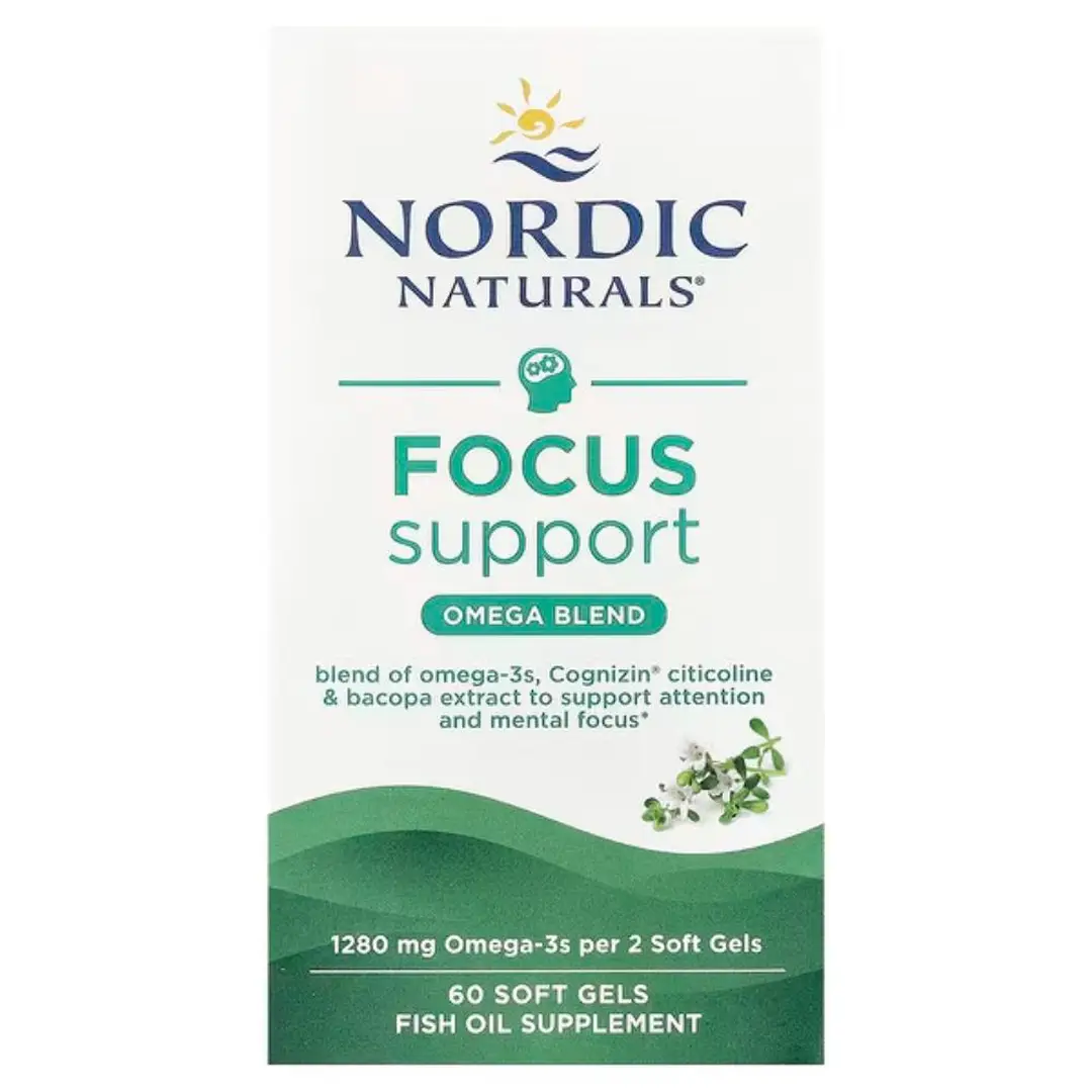 Nordic Naturals Focus Support - 60 Softgels