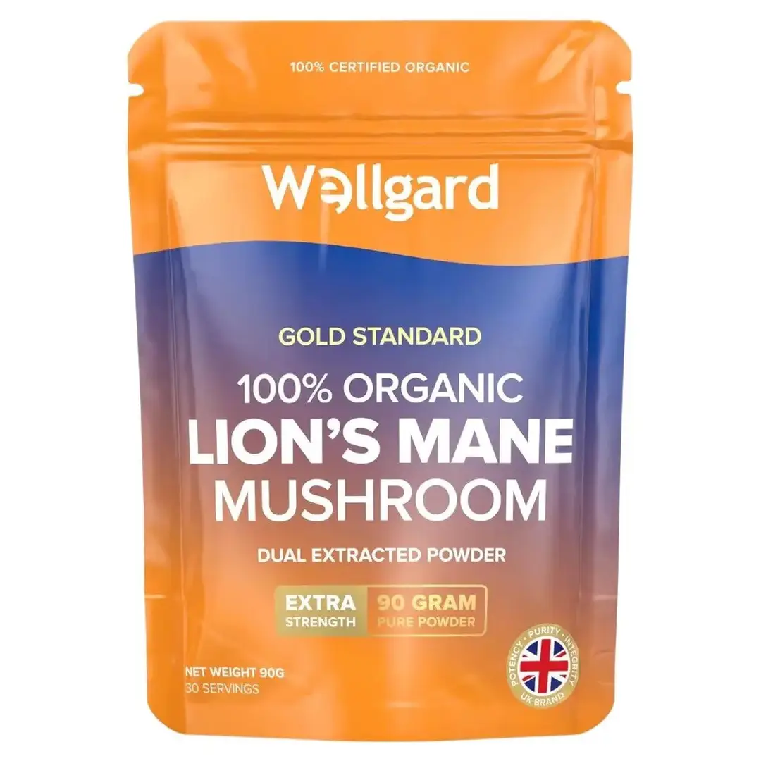 Wellgard Organic Lion's Mane Mushroom Powder - 90g
