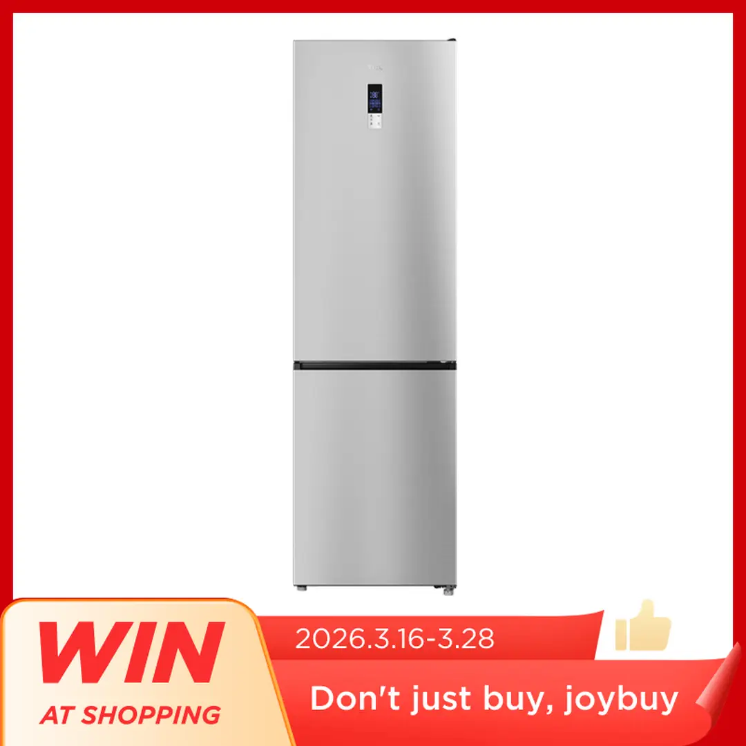 TCL MEGA SPACE Serie Kühl-Gefrierkombination 456L, Kühlvolumen 314 l, Gefriervolumen 142 l, Ultra Space, Total No Frost, Variabler Frischebereich, Wechseltür, Multi Air Flow, Power Kühl- & Gefrierfunktion  [Energieeffizienzklasse D] RP593BLD0