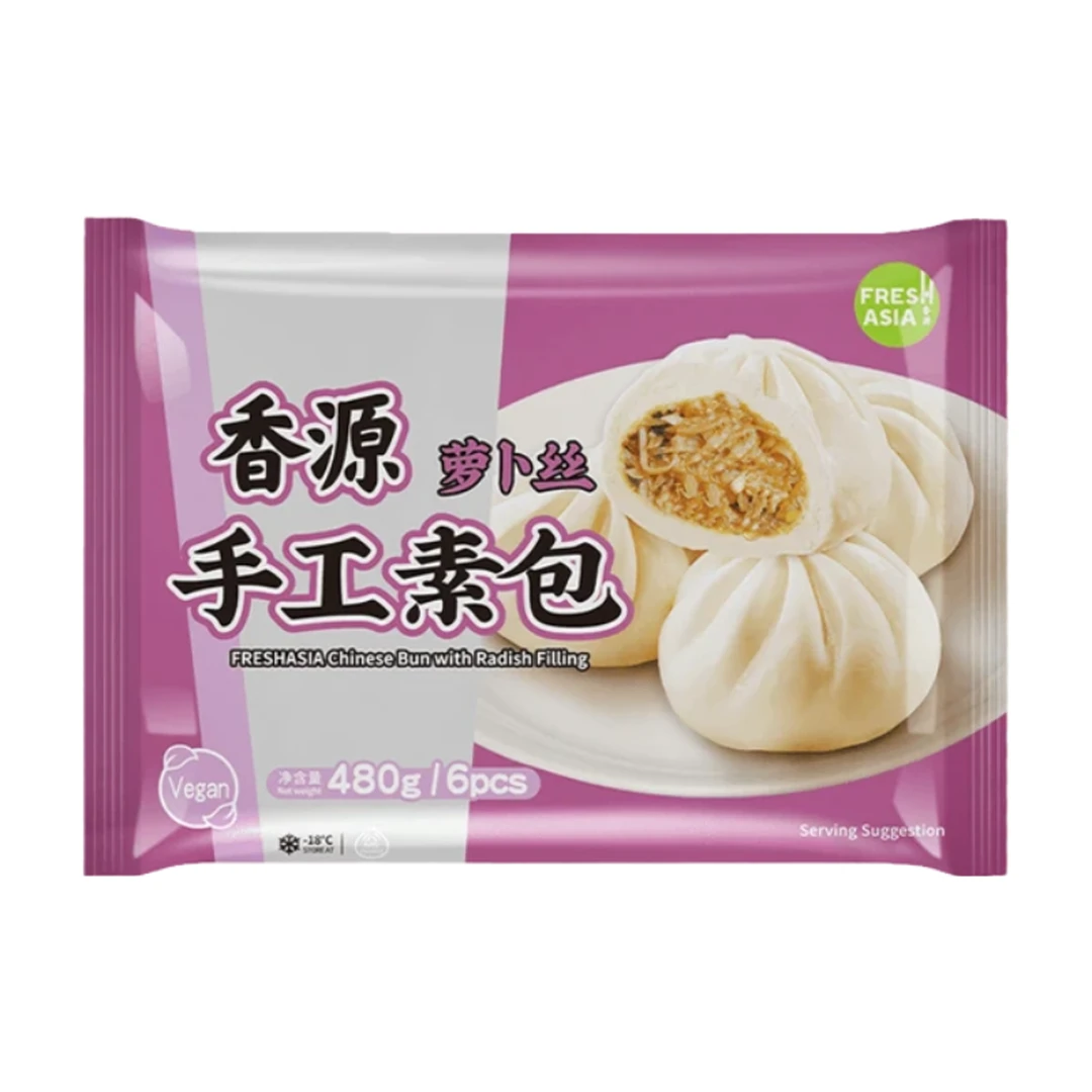 Fresh Asia Buns aux légumes et radis - 480 g